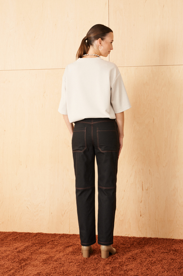 БРЮКИ ИЗ ДЕНИМА ПРЯМЫЕ TAMLYN арт: 4.2196 A1